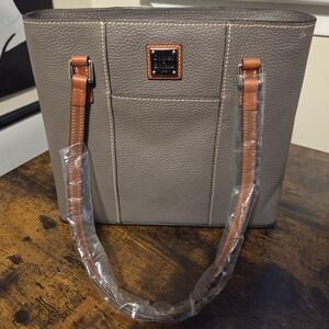 Dooney & Bourke Small Lexington Tote -Elephant Grey